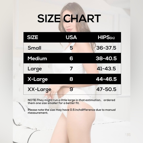 RHYFF Women’s Underwear Panties High Cut Lace Panty Stretch Soft Hipster - NWT - Picture 8 of 10